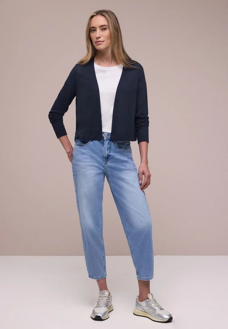Style QR Nette new summer knit, shadowed navy