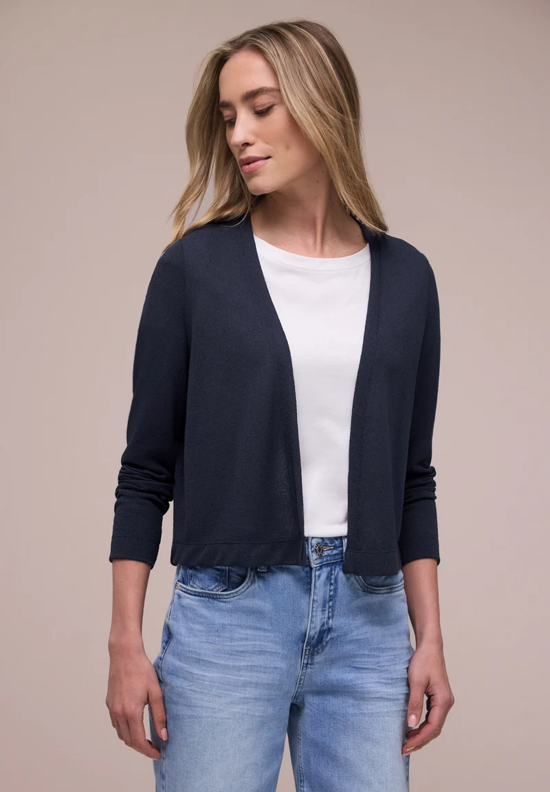 Style QR Nette new summer knit, shadowed navy