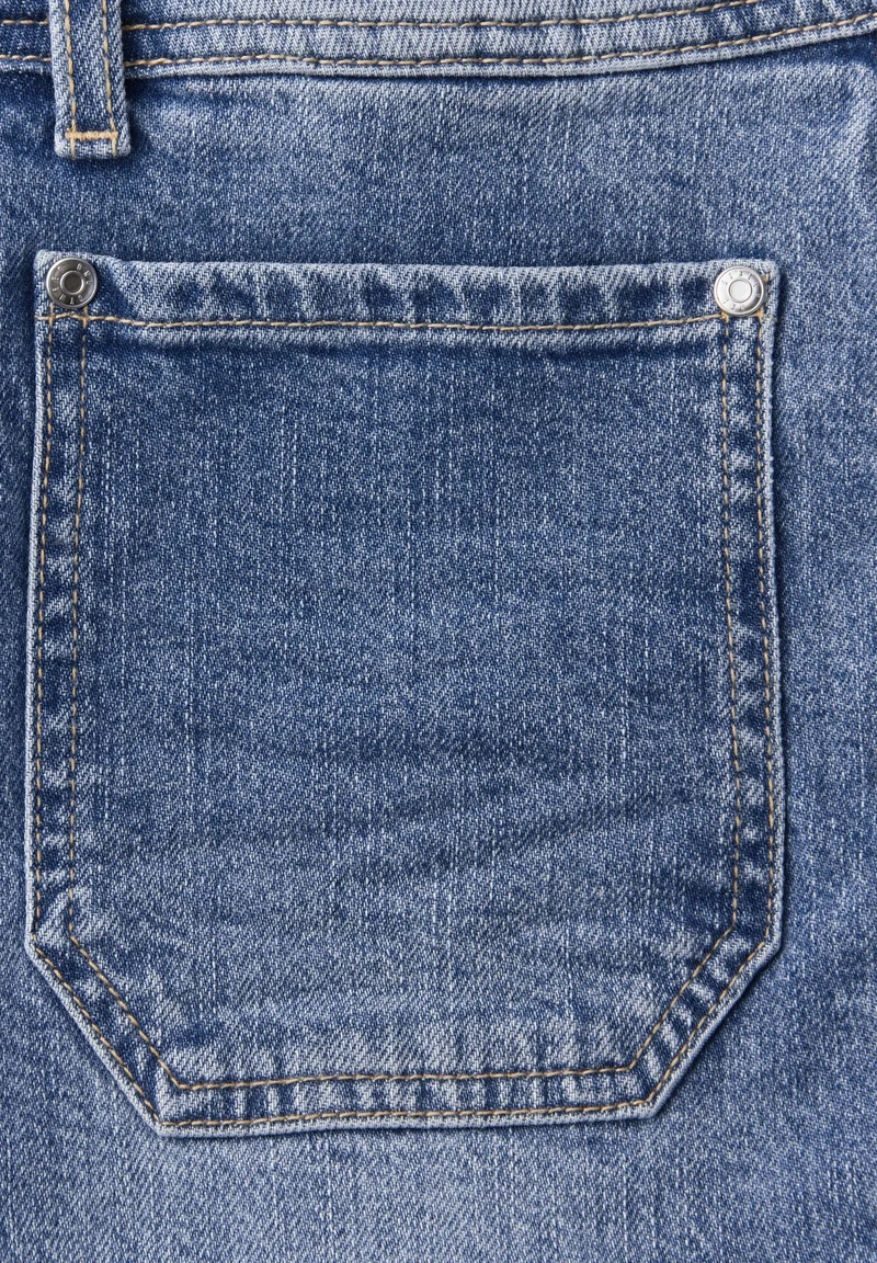 Style Amalia Straight Leg,mw,m, mid blue washed