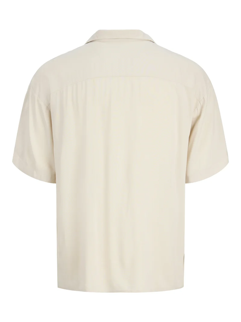 JJEJEFF RESORT SOLID SHIRT SS SN, Moonbeam