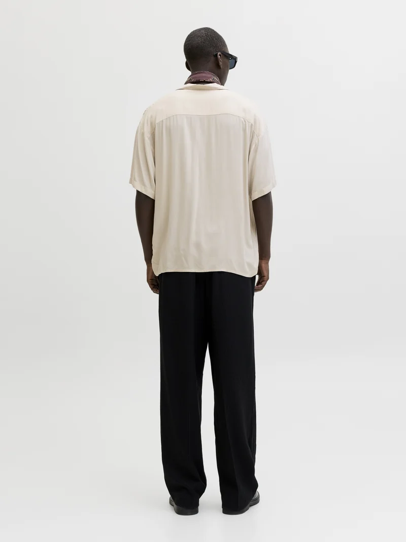 JJEJEFF RESORT SOLID SHIRT SS SN, Moonbeam