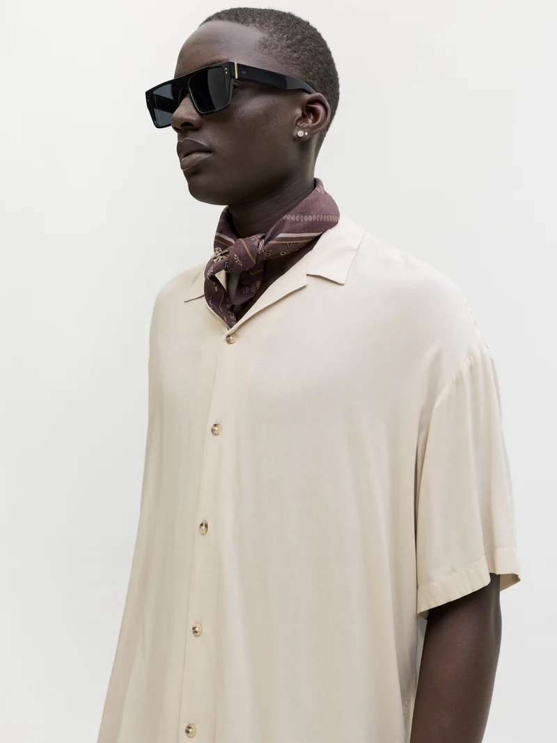 JJEJEFF RESORT SOLID SHIRT SS SN, Moonbeam