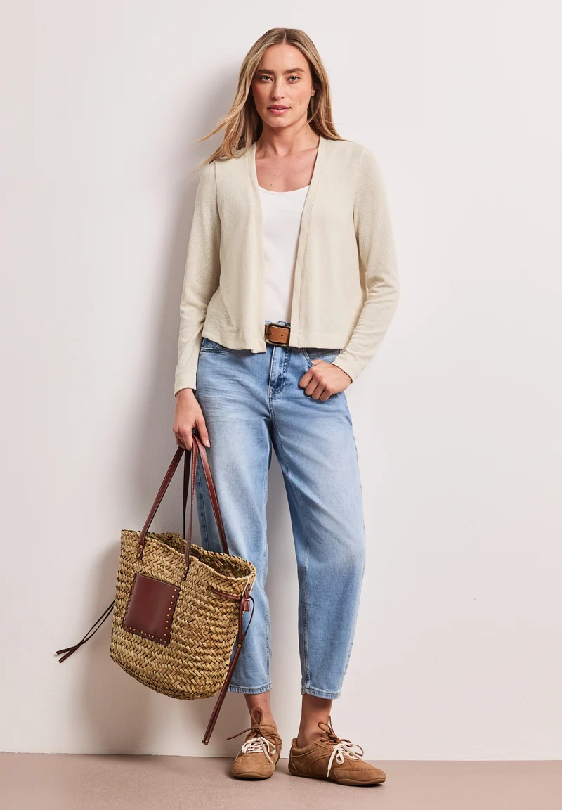 Style QR Nette new summer knit, smoke beige