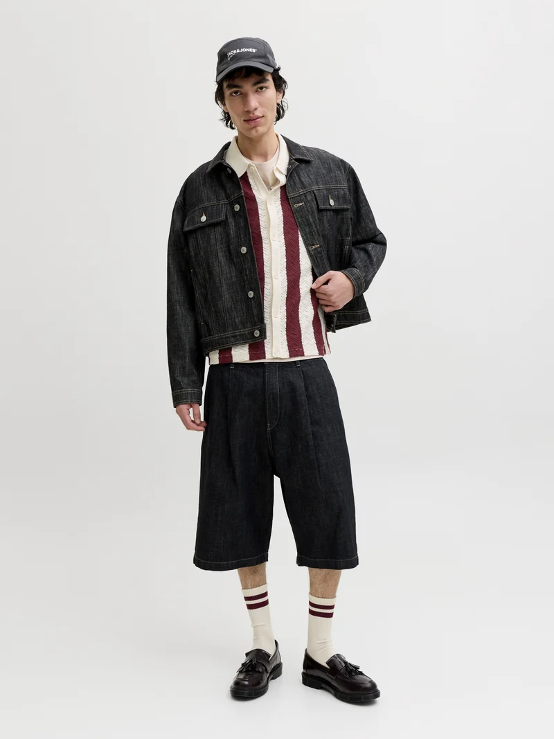 JORTYLER KNIT SS POLO SN, Sea Salt/Cabernet