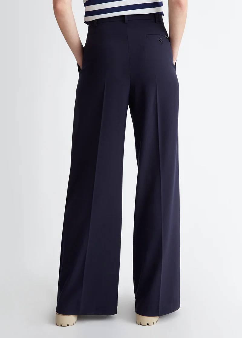 Palazzo Trousers in Twill