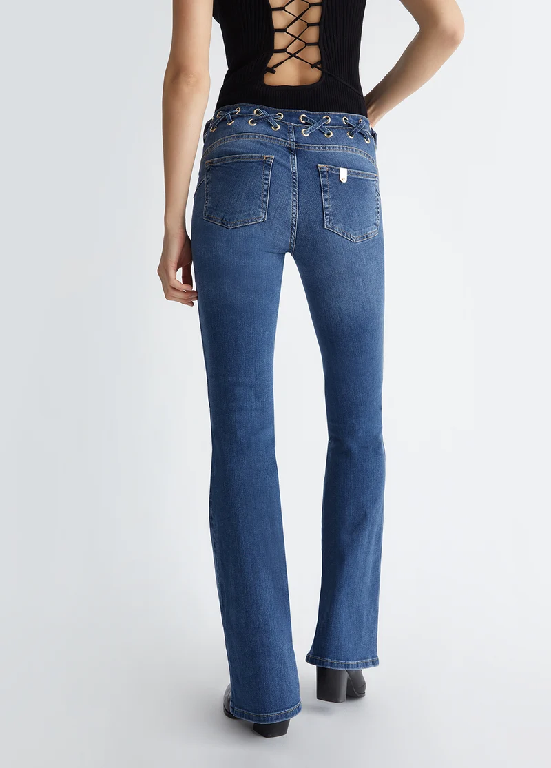 Bottom Up Flared Jeans