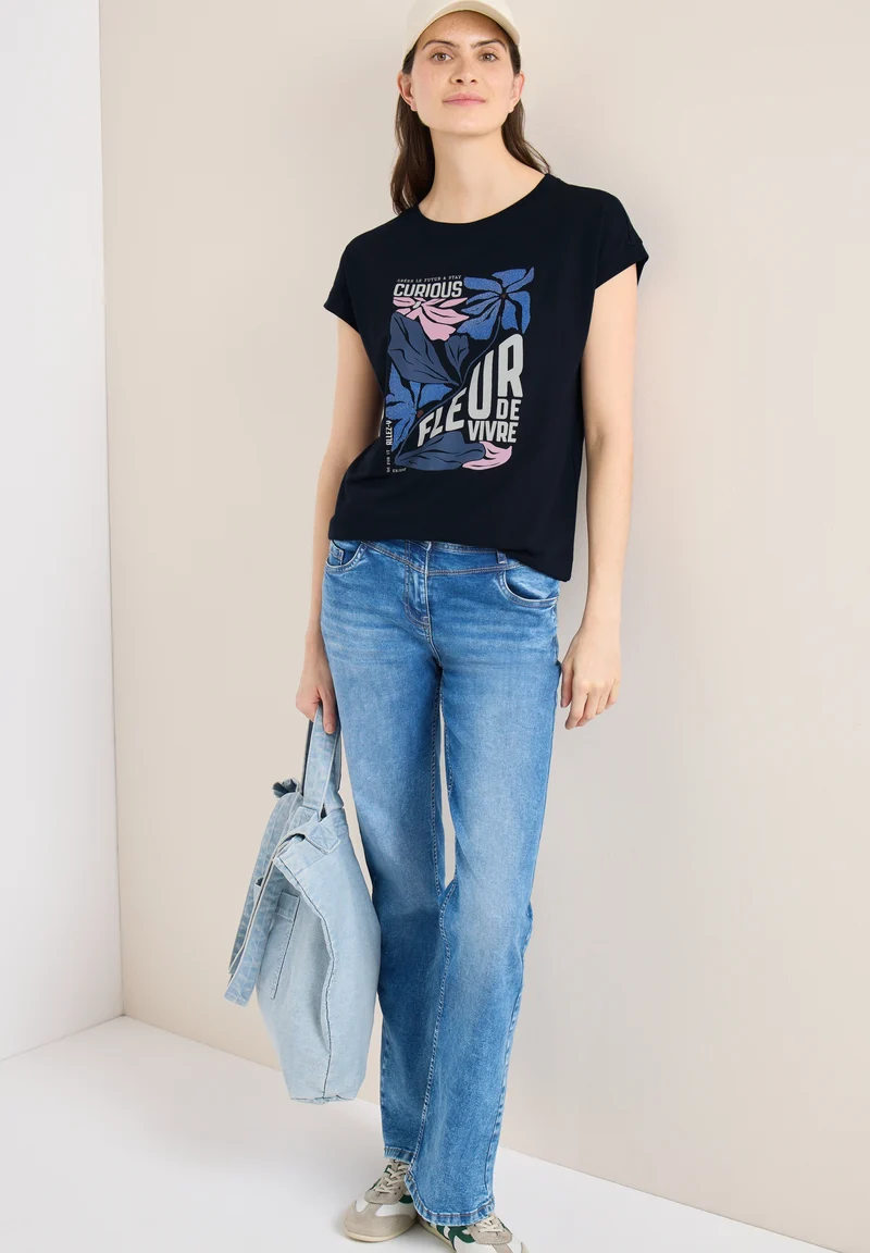 Multi Fleur FP Shirt, universal blue