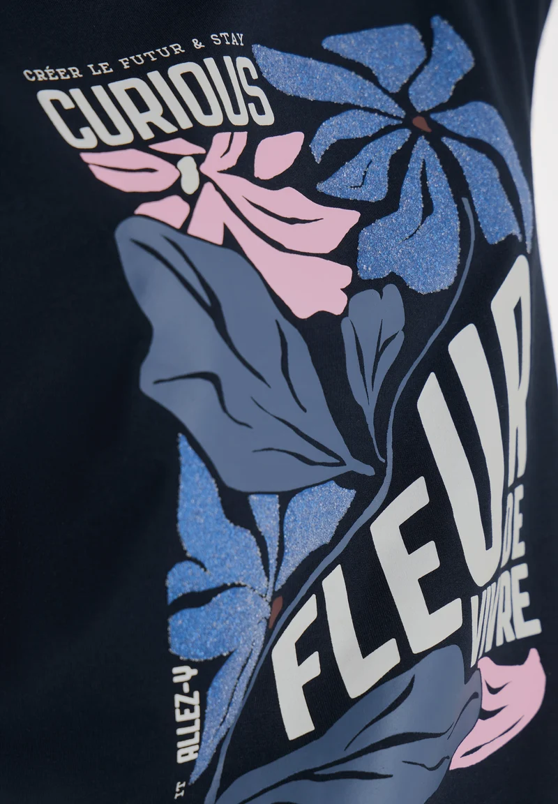 Multi Fleur FP Shirt, universal blue