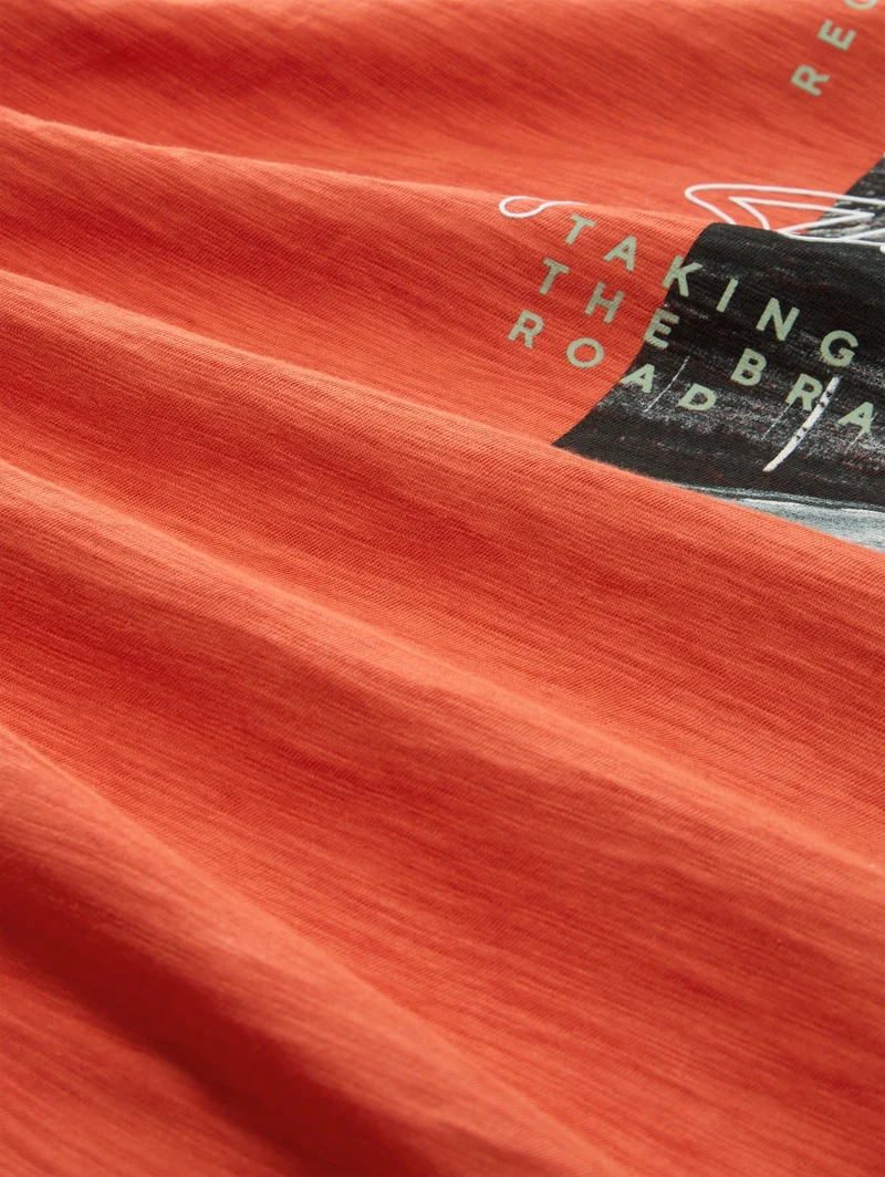 photoprint t-shirt, Chili Orange