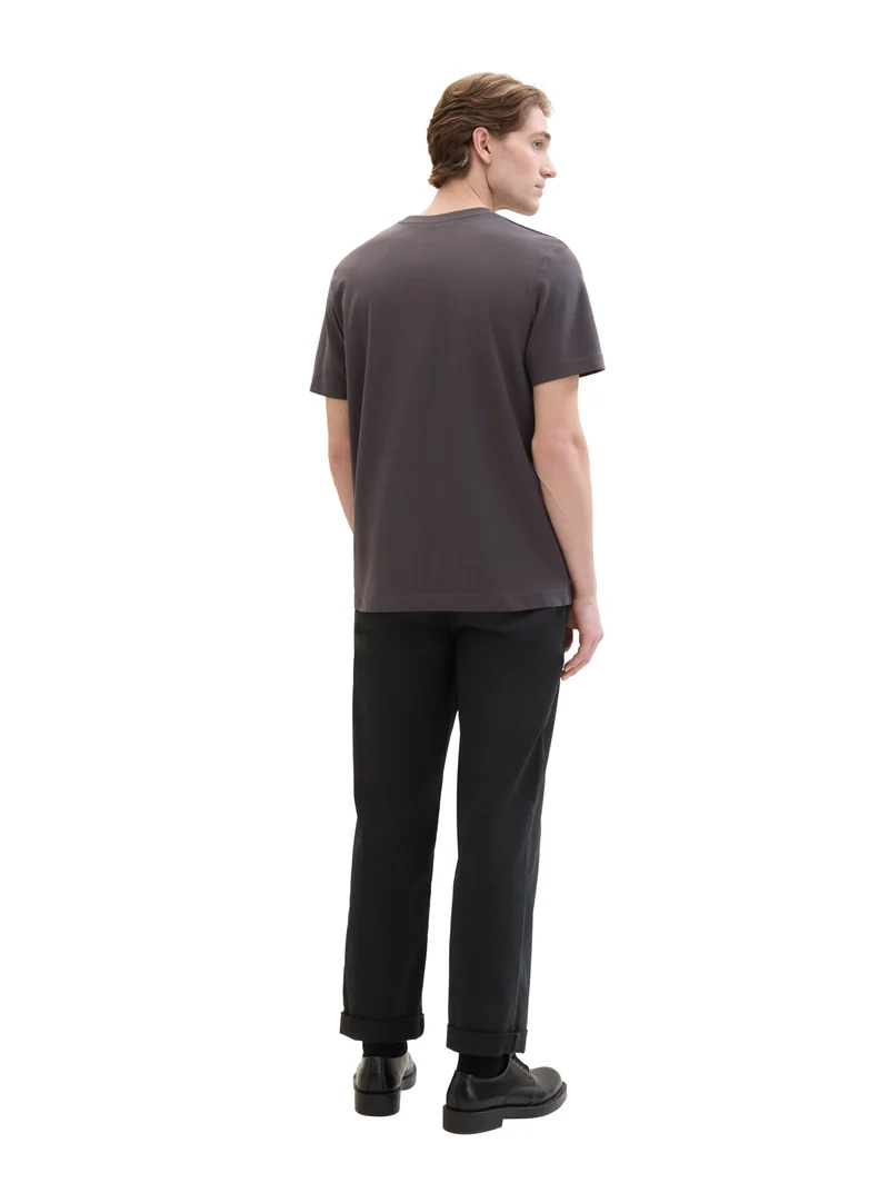 piqué t-shirt, Tarmac Grey