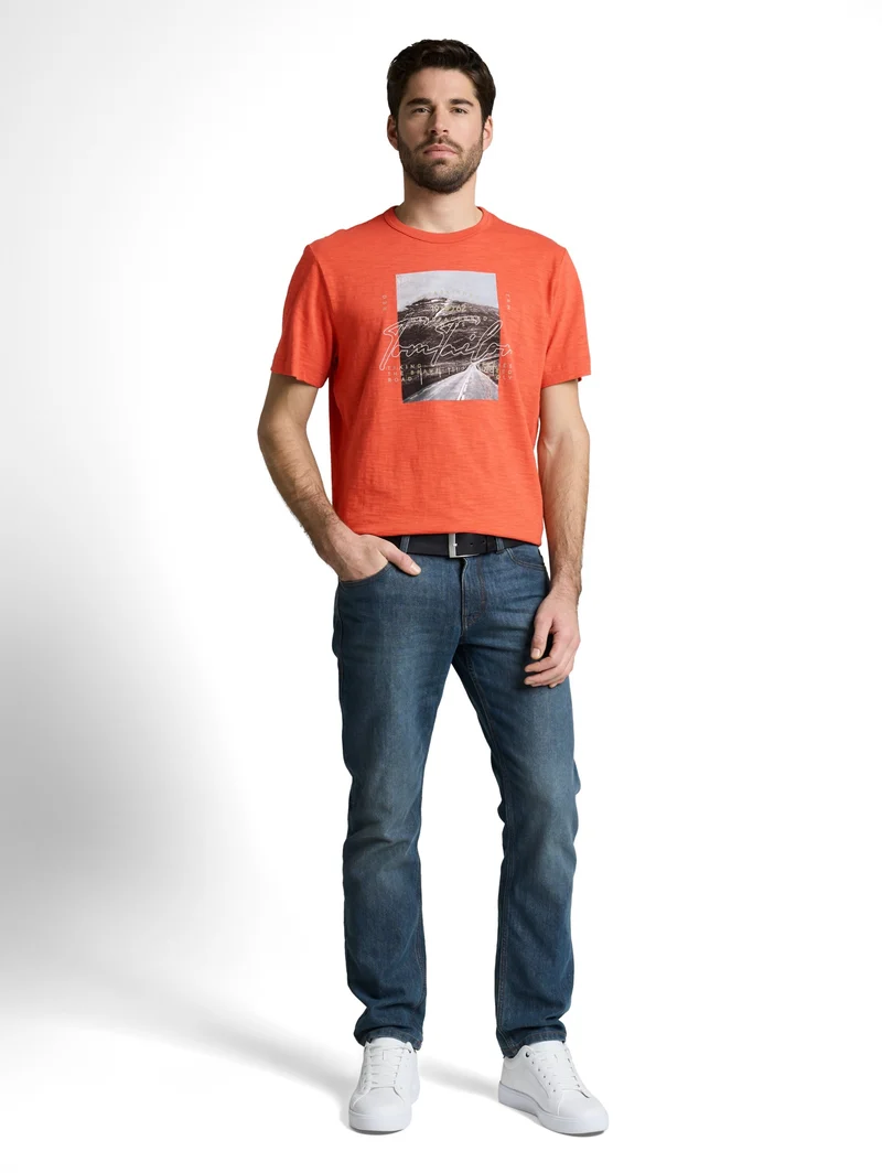 photoprint t-shirt, Chili Orange