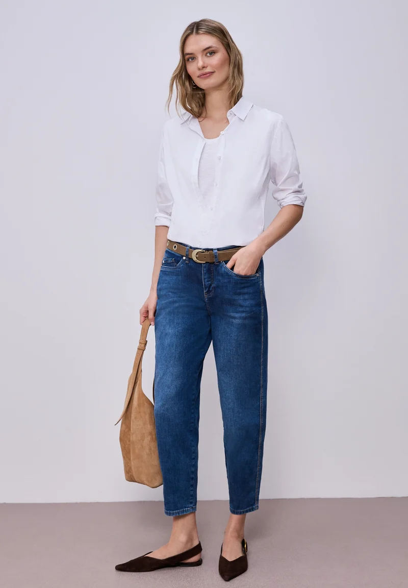 OP_Studded Velour Belt, cognac