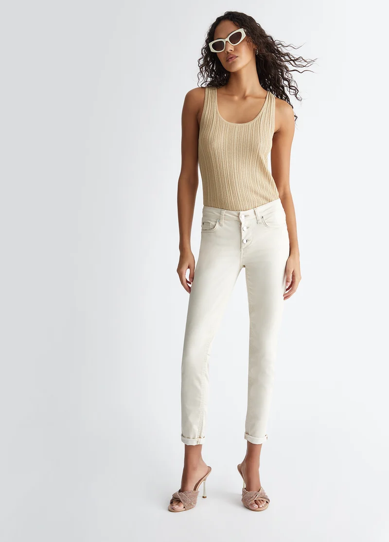 Stretch Bottom Up Trousers