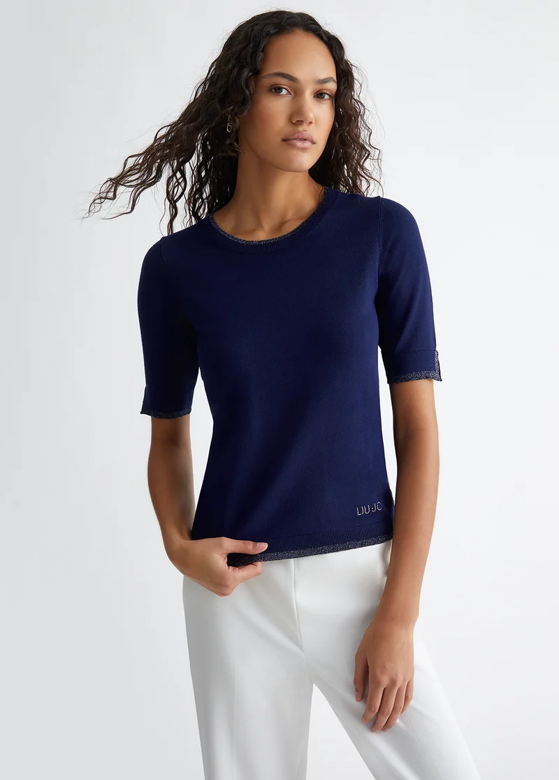 Short-Sleeved Pullover