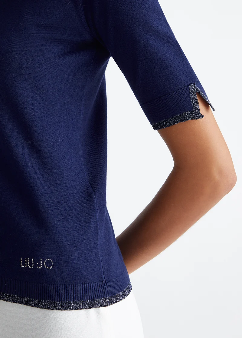Short-Sleeved Pullover
