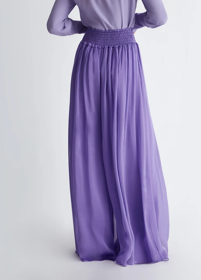 Silk-Blend Trousers