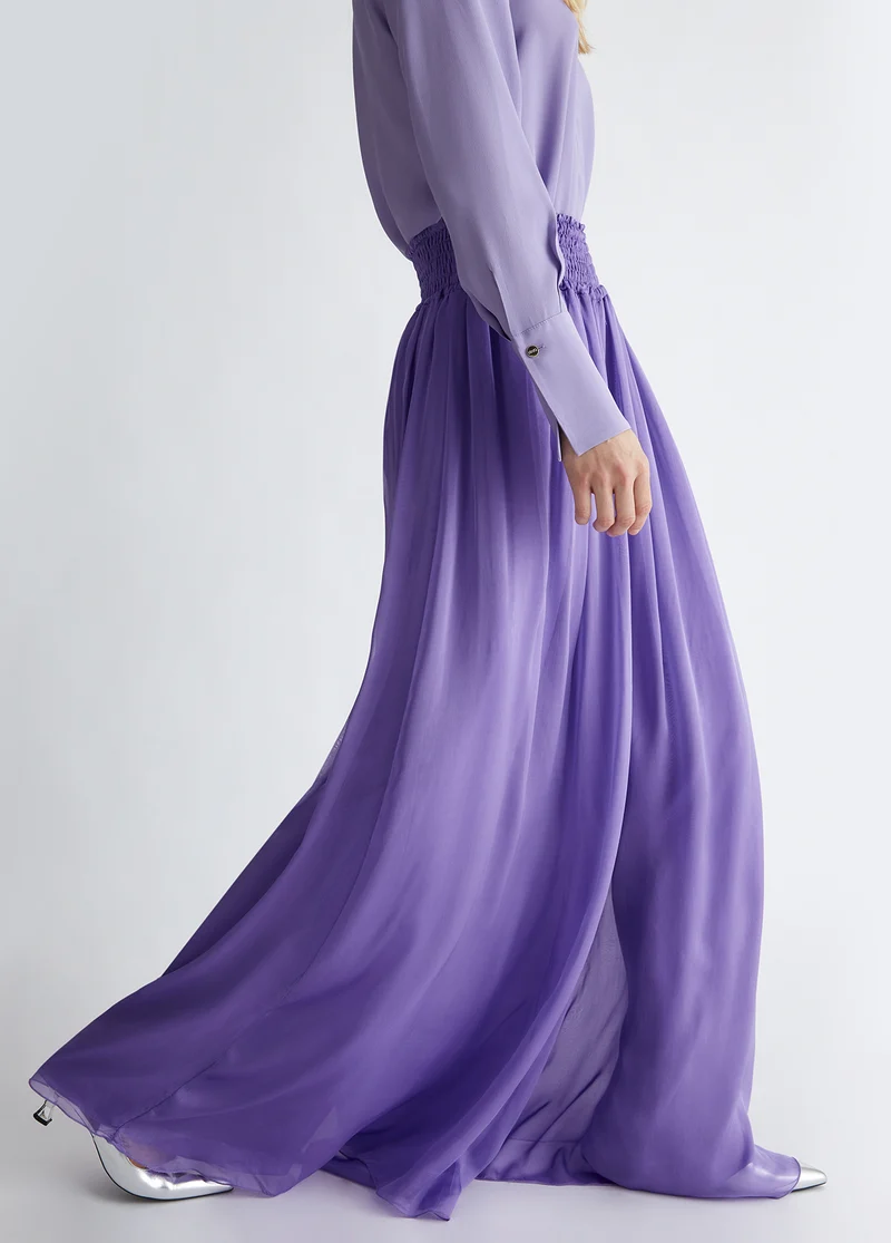 Silk-Blend Trousers