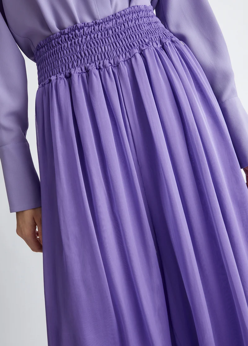 Silk-Blend Trousers