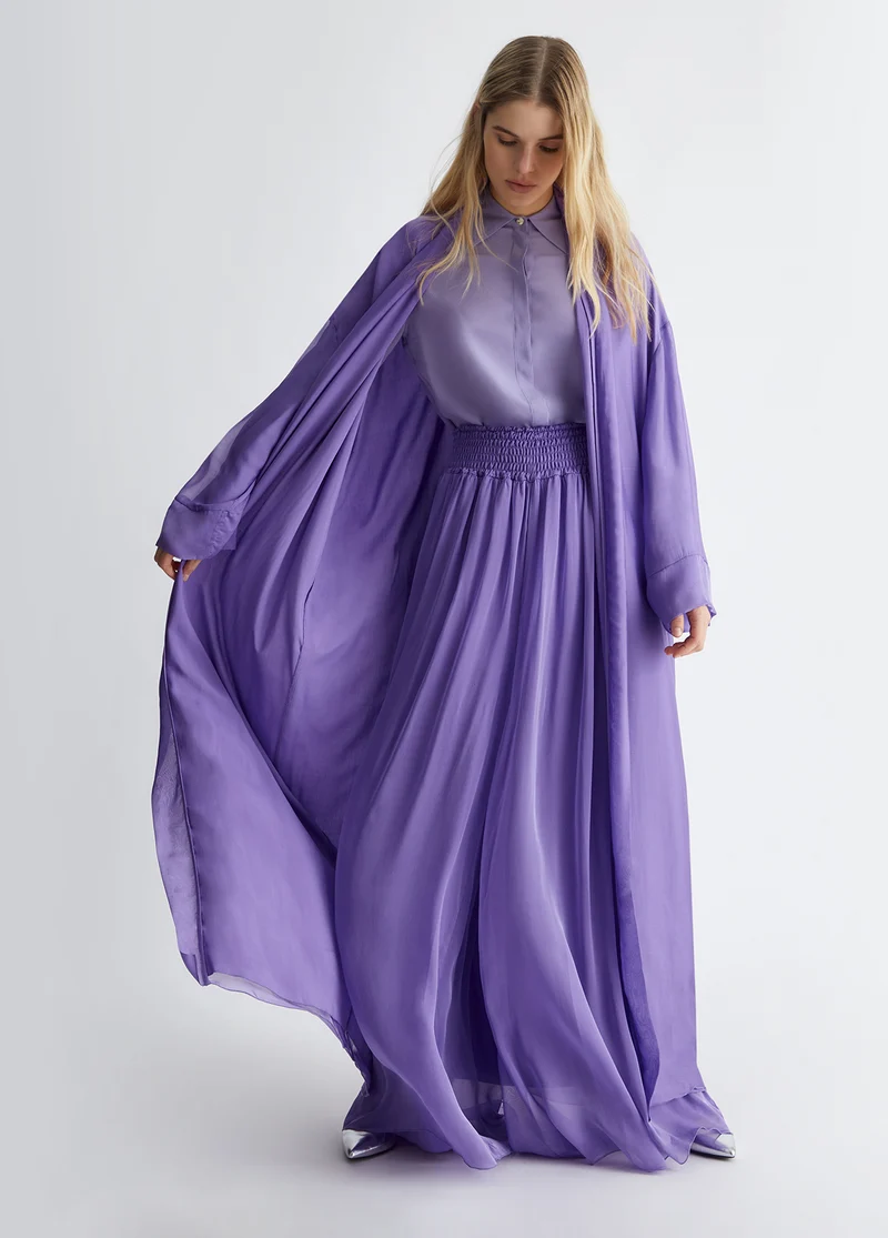 Silk-Blend Trousers