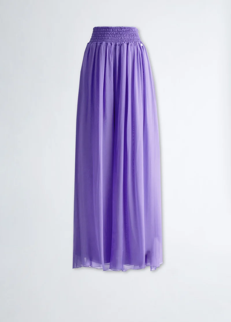Silk-Blend Trousers