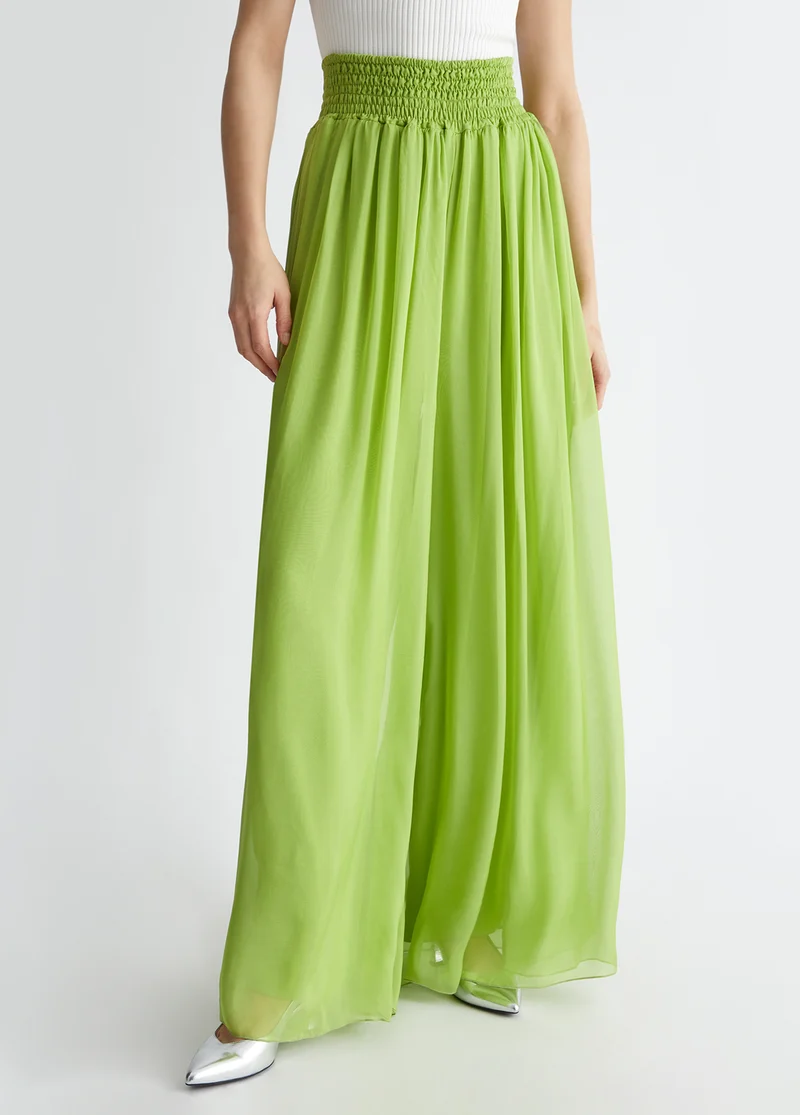 Silk-Blend Trousers