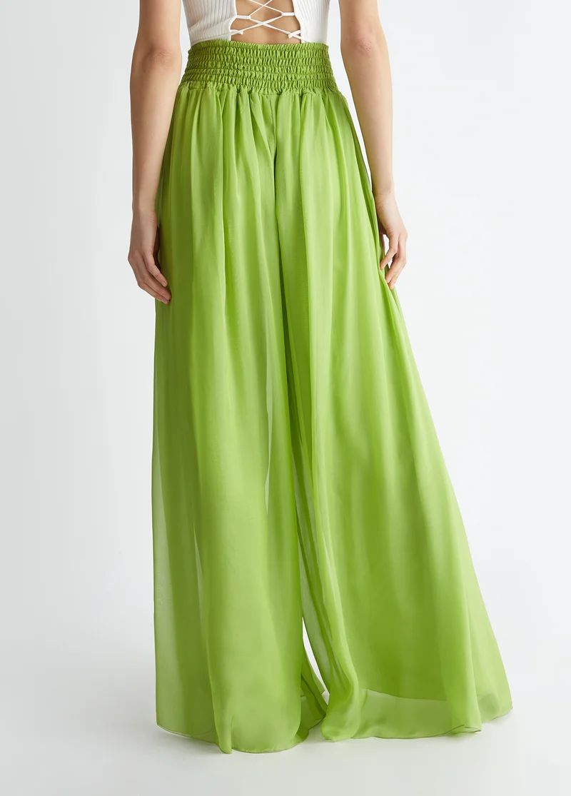 Silk-Blend Trousers