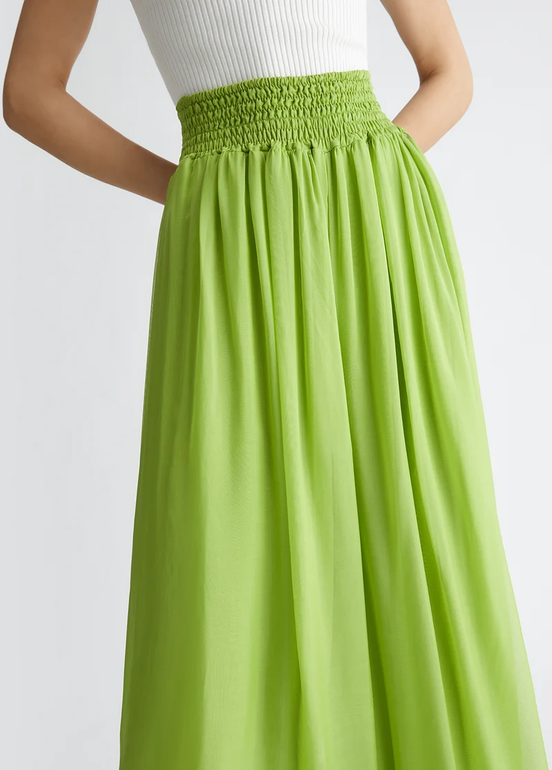 Silk-Blend Trousers