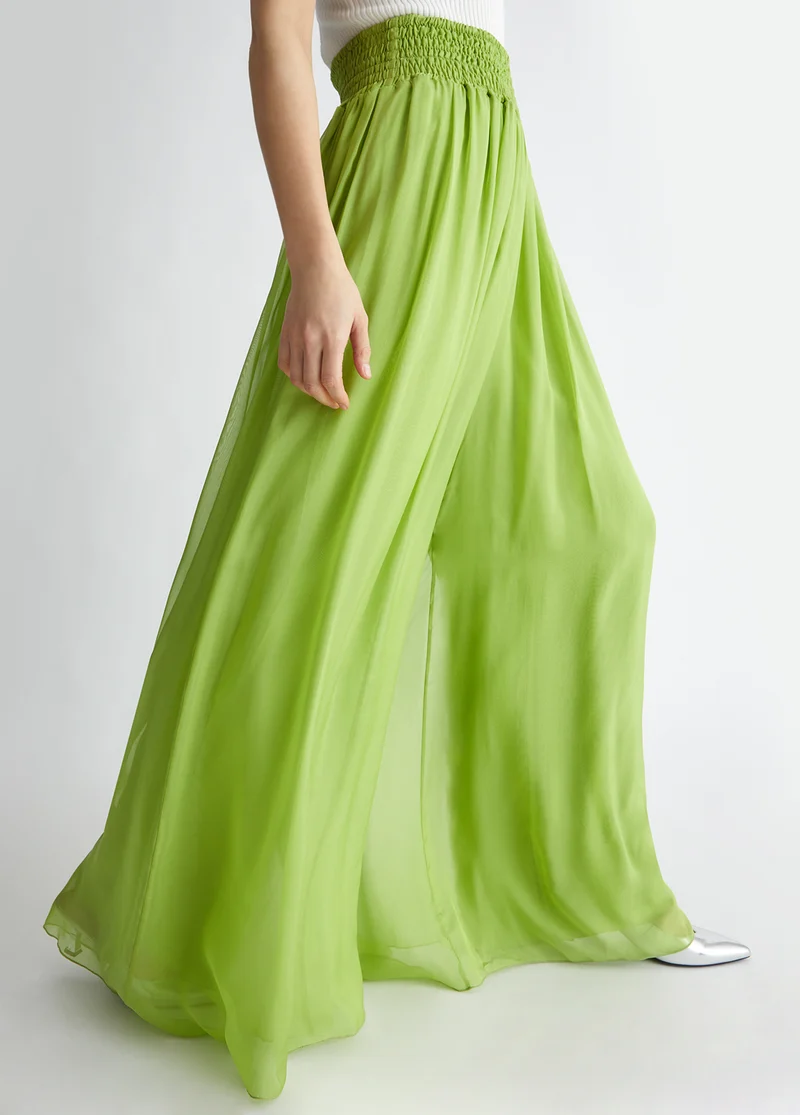 Silk-Blend Trousers