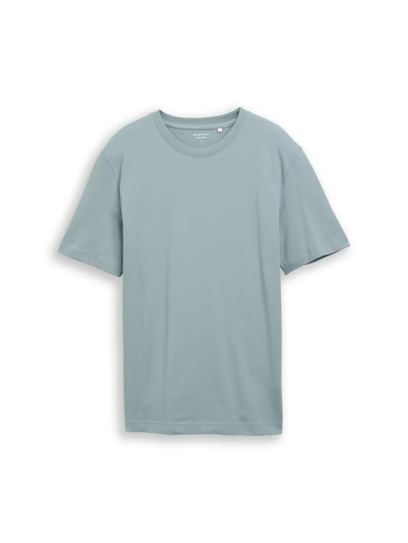 piqué t-shirt, grey mint