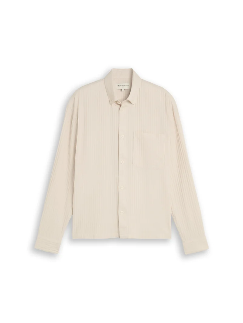 loose structured shirt, off white stripe structure