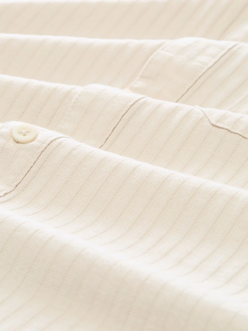 loose structured shirt, off white stripe structure