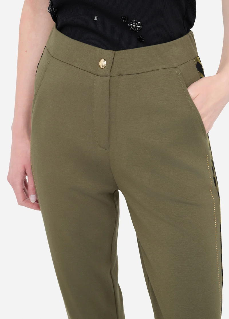 Trousers with Rhinestones