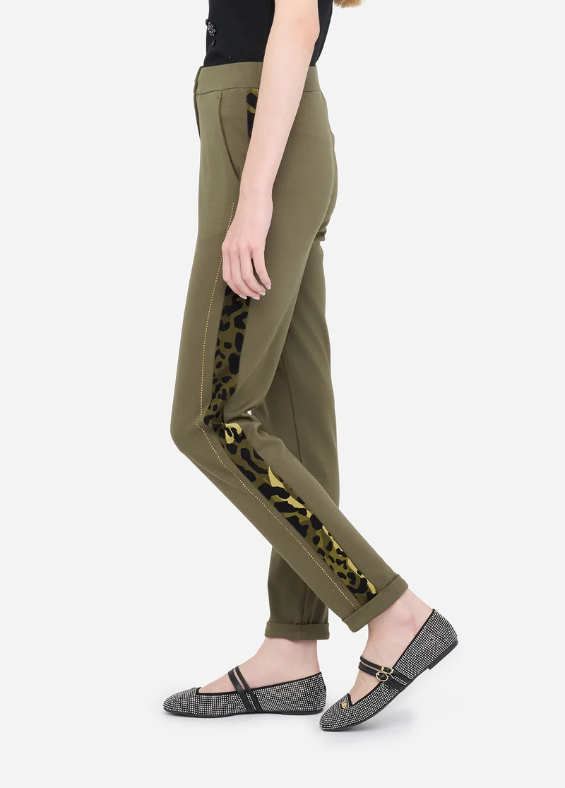 Trousers with Rhinestones