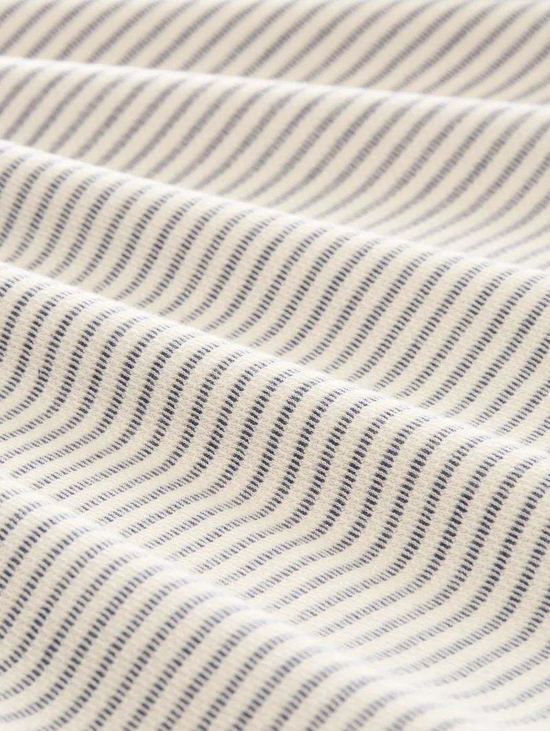 structured stripe longsleeve, offwhite structured stripe