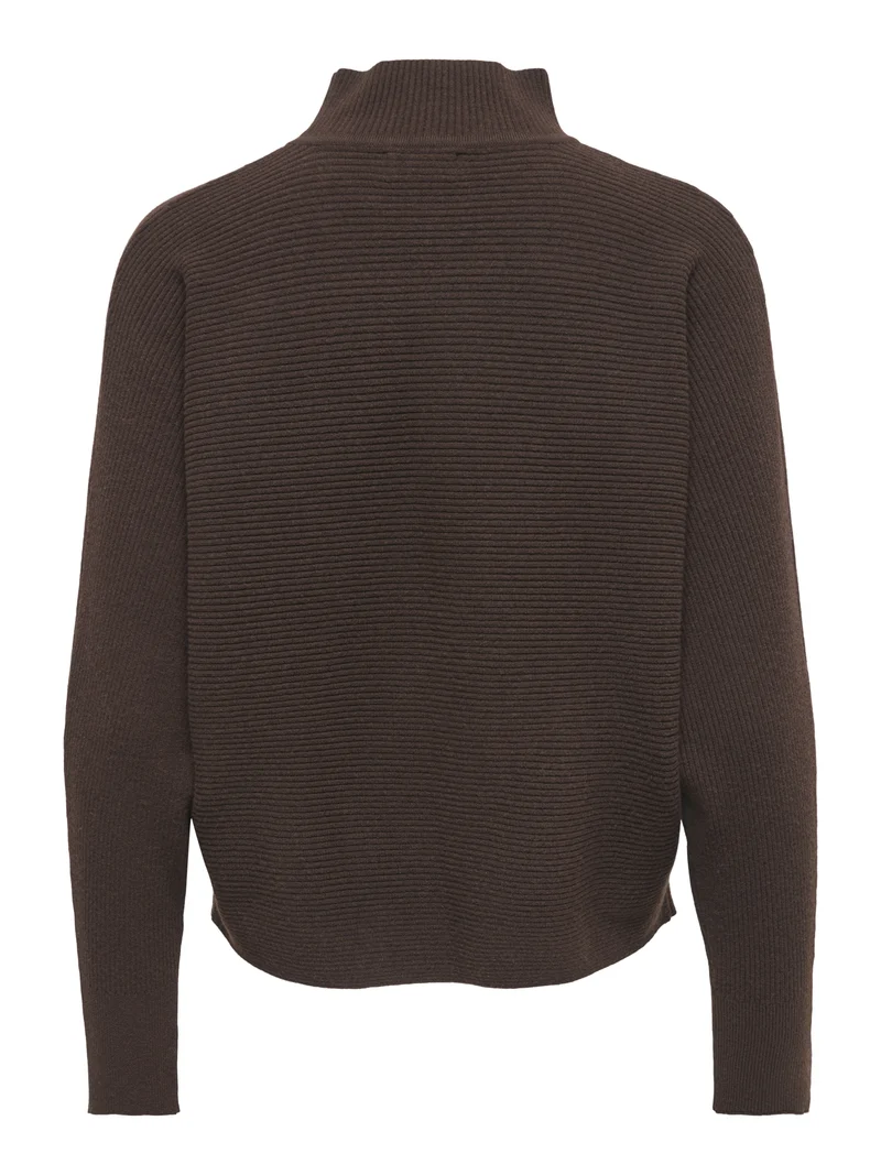JDYPRIME LIFE L/S HN BAT. PULL. KNT, Coffee Bean/MELANGE