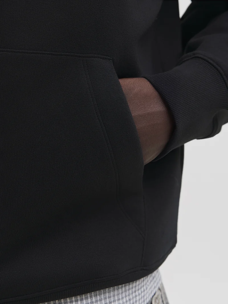 JJEACE SWEAT HOOD NOOS, Black