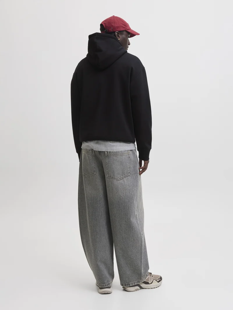 JJEACE SWEAT HOOD NOOS, Black