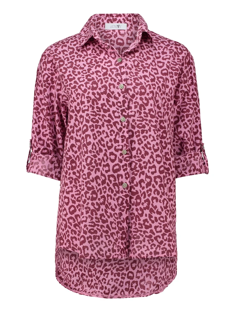 LS C BL Mo44ria, 8977 pink/dcherry leo