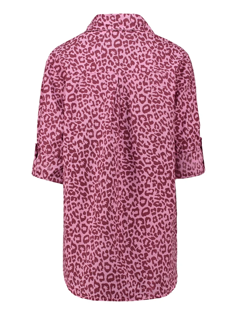 LS C BL Mo44ria, 8977 pink/dcherry leo
