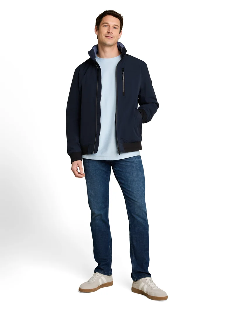 transseasonal blouson, sky captain blue