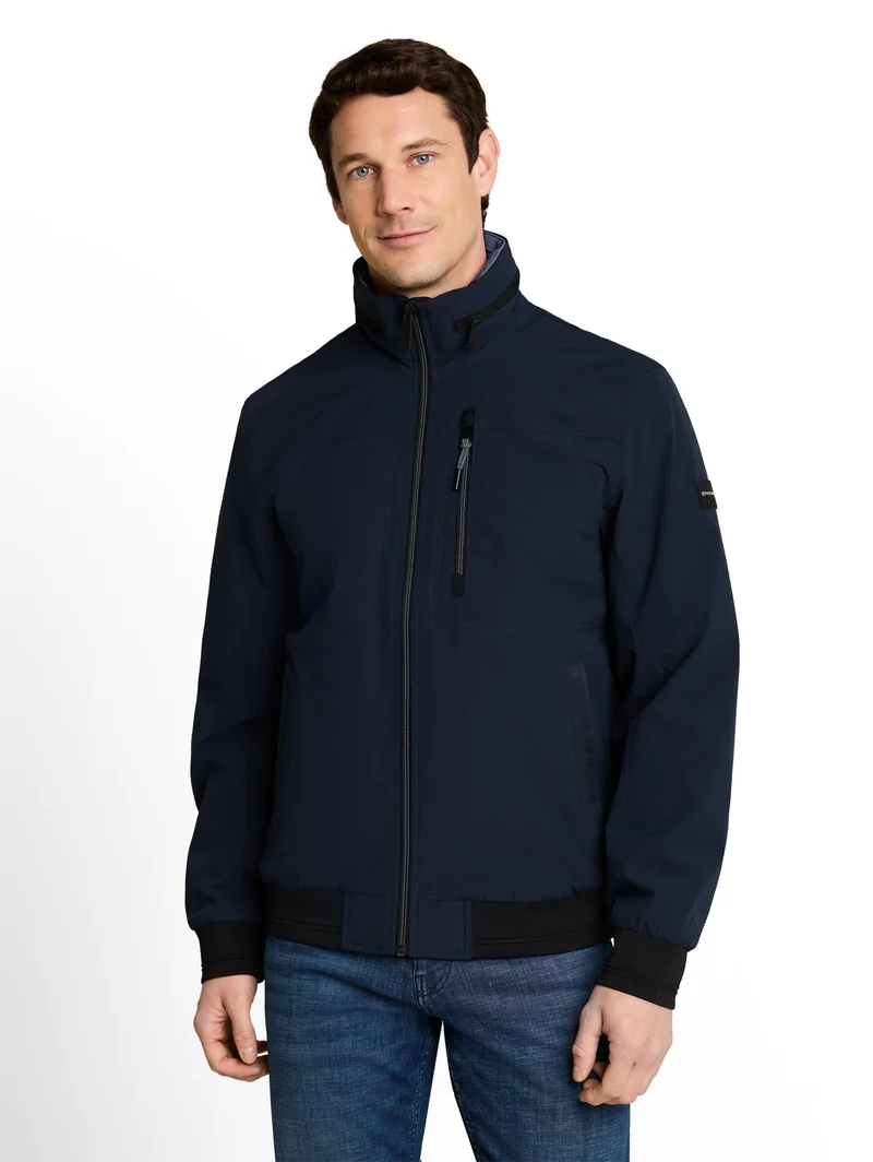 transseasonal blouson, sky captain blue