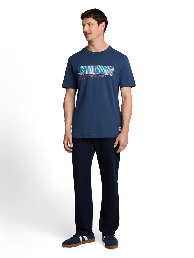 photoprint t-shirt, Dark Duck Blue