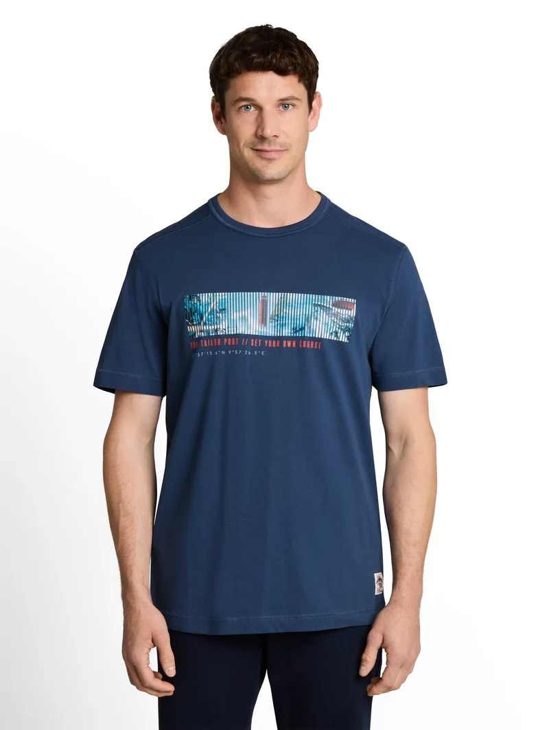 photoprint t-shirt, Dark Duck Blue