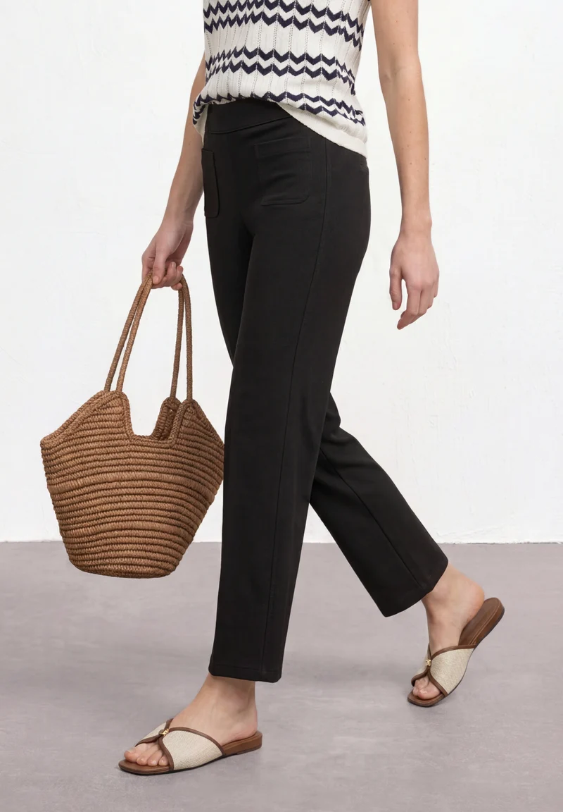 Style QR Amalia Straight leg F, Black