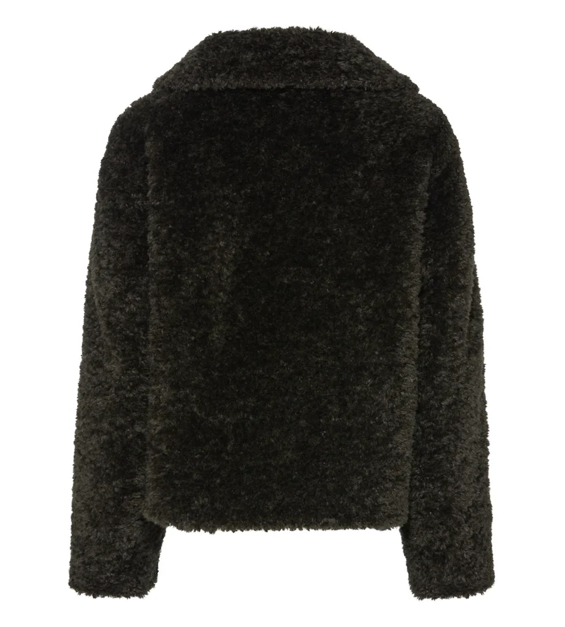JACKE WEBPELZ, GRUEN
