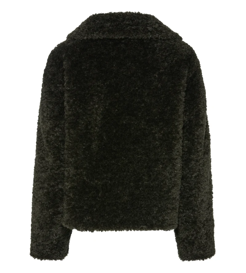 JACKE WEBPELZ, GRUEN