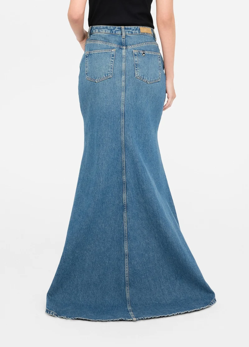 Denim Mermaid Skirt
