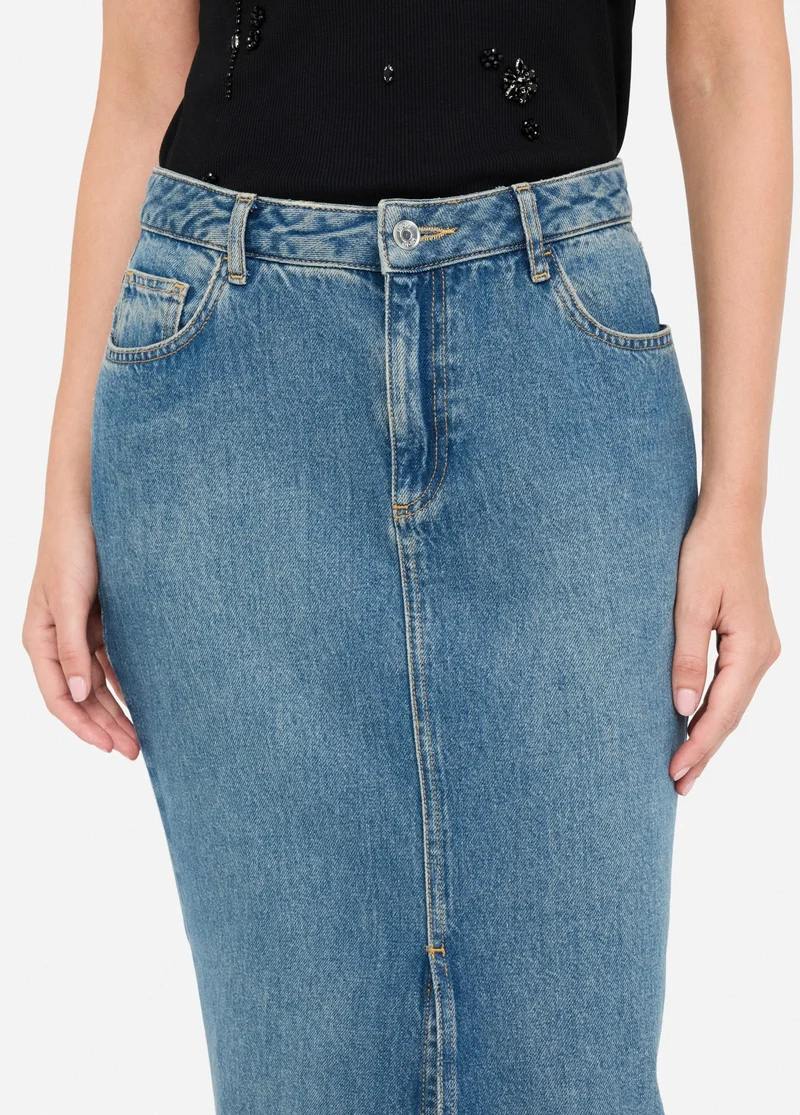 Denim Mermaid Skirt