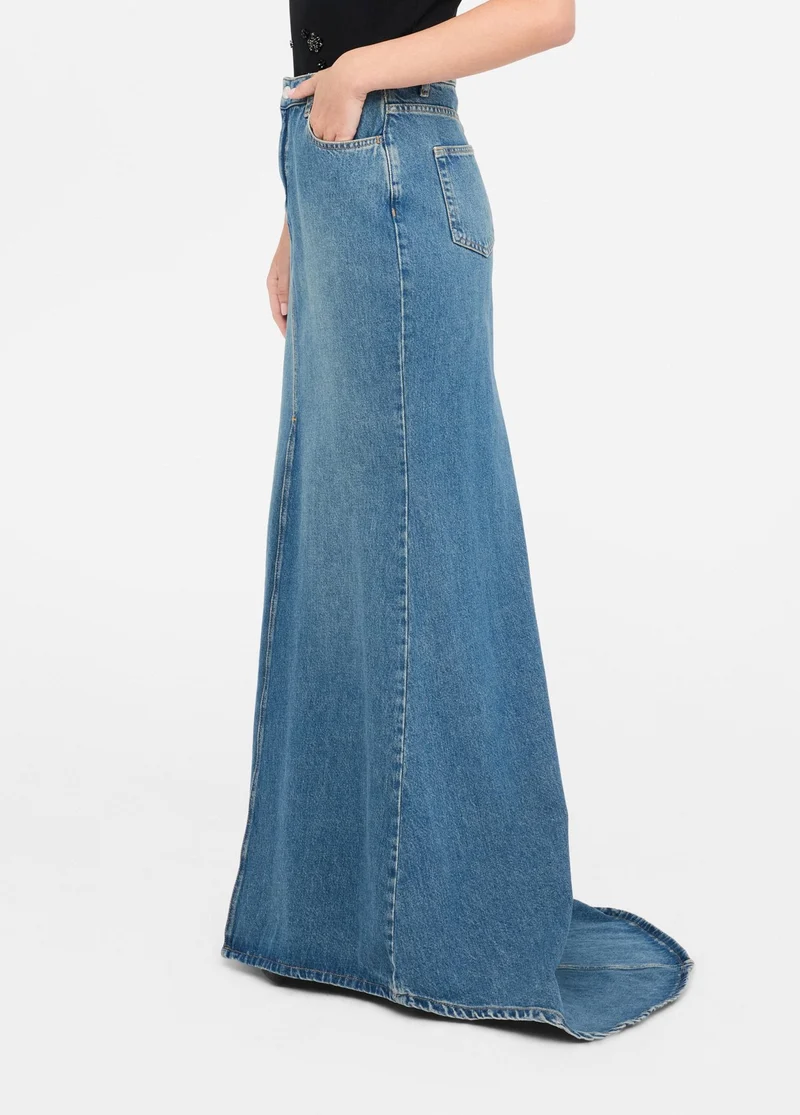 Denim Mermaid Skirt