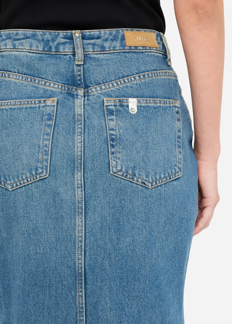 Denim Mermaid Skirt